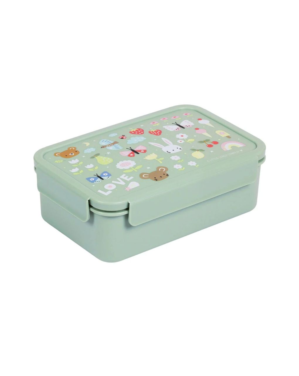A little lovely company δοχείο φαγητού bento με χωρίσματα 1200ml joy sbjomu57 - A LITTLE LOVELY COMP