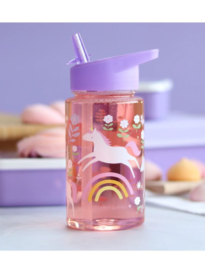 A little lovely company παγούρι tritan 450ml unicorn dreams dbudpu86 - A LITTLE LOVELY COMP