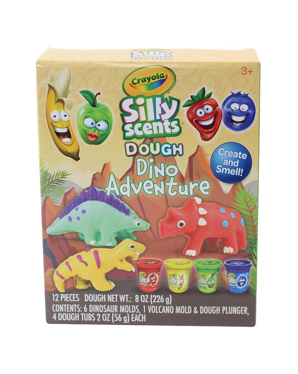 Crayola silly scents πηλός μοντελοποίησης σετ δεινόσαυροι a1-2204