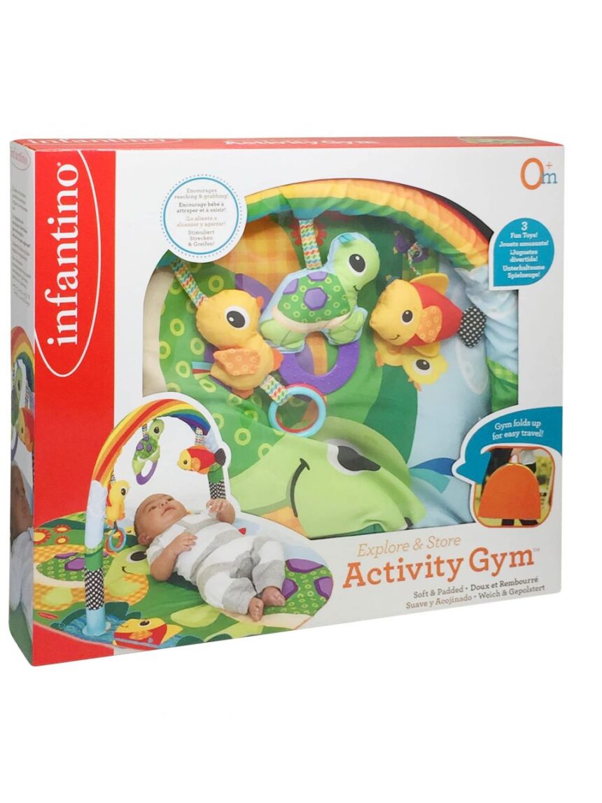 Infantino γυμναστήριο δραστηριοτήτων με ζωάκια - INFANTINO