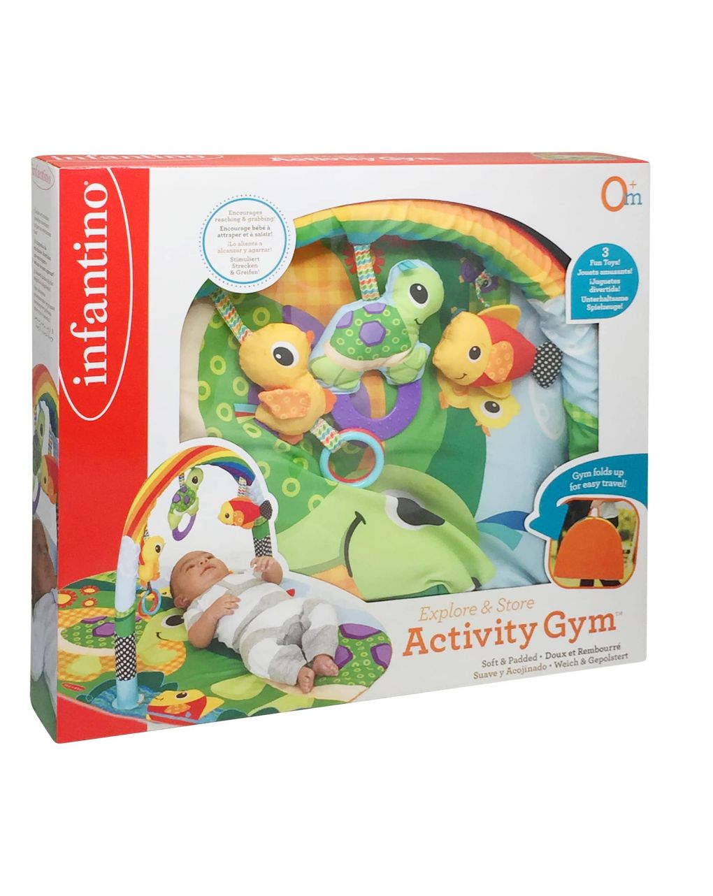 Infantino γυμναστήριο δραστηριοτήτων με ζωάκια - INFANTINO