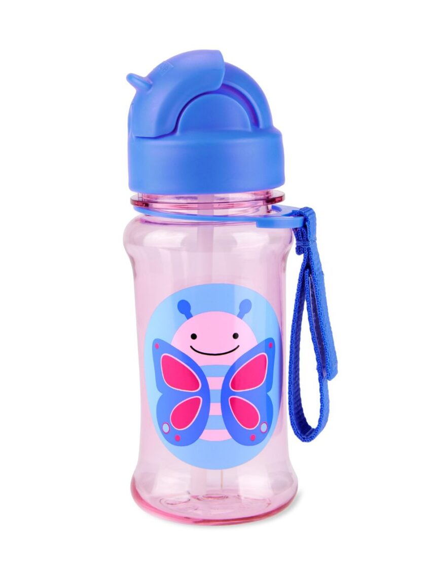 Skip hop zοο tritan renew παγούρι με καλαμάκι 355ml butterfly 9q776410 - SKIP HOP