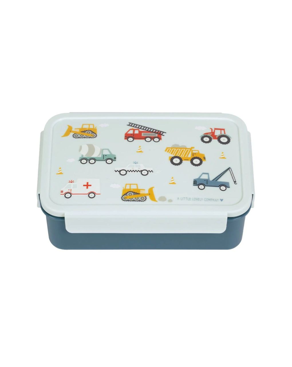 A little lovely company δοχείο φαγητού bento με χωρίσματα 1200ml vehicles sbvebu53 - A LITTLE LOVELY COMP