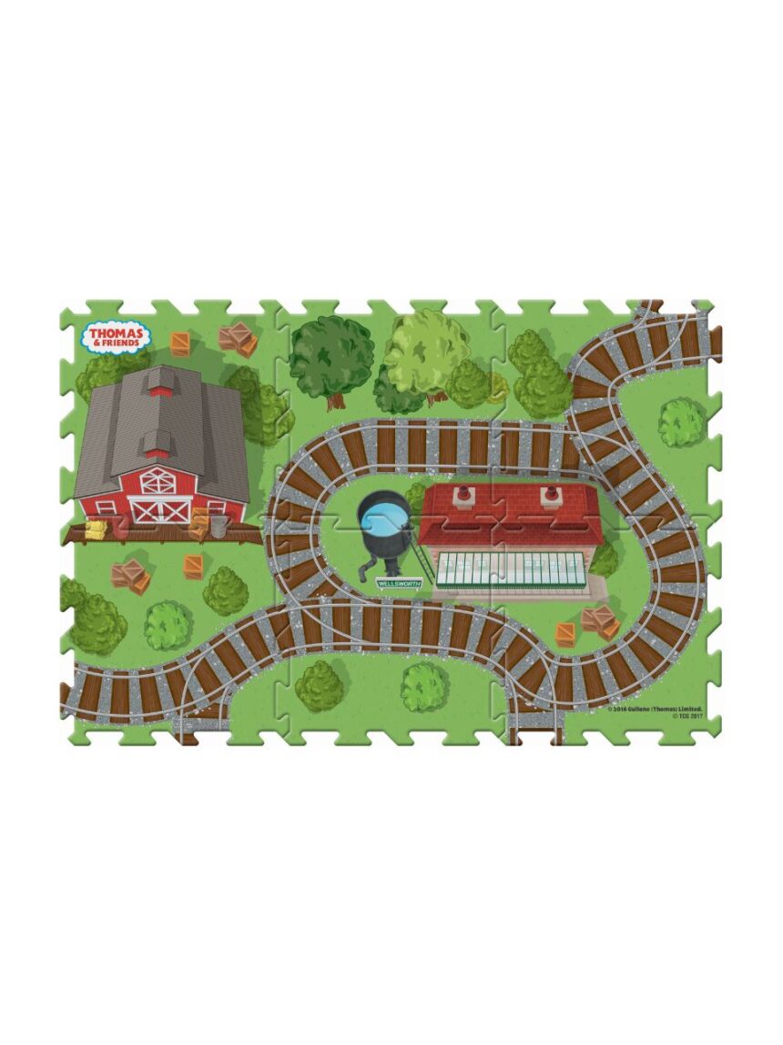 Thomas megamat χαλάκι παζλ με όχημα τόμας το τρενάκι meh00000 - MEGAMAT