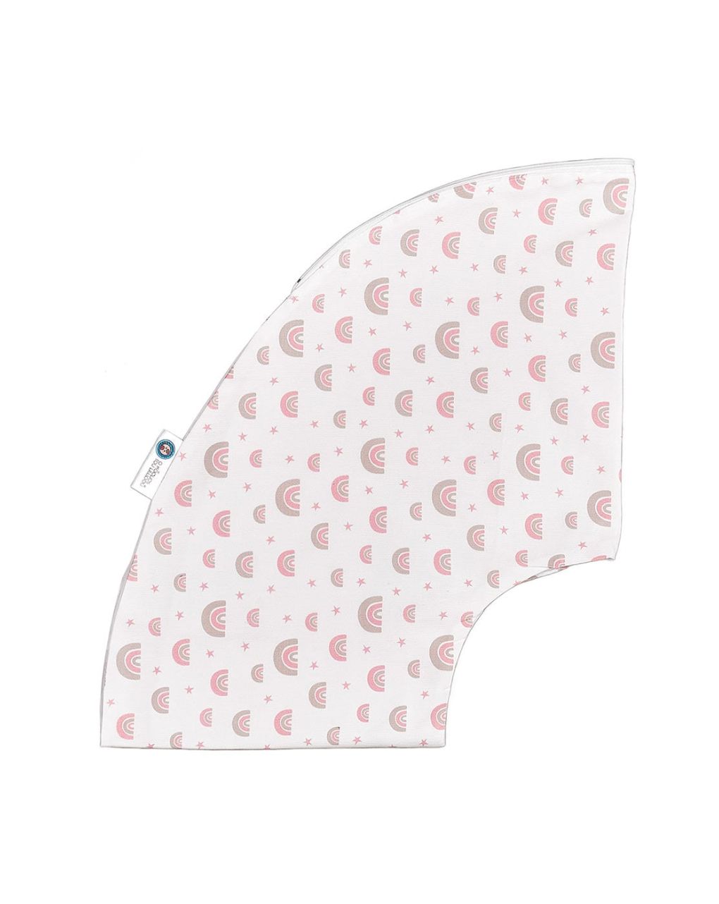 ο κόσμος του μωρού βαμβακερή θήκη μαξιλαριού θηλασμού "rainbow" ροζ 90141 - O KOSMOS TOU MOROU