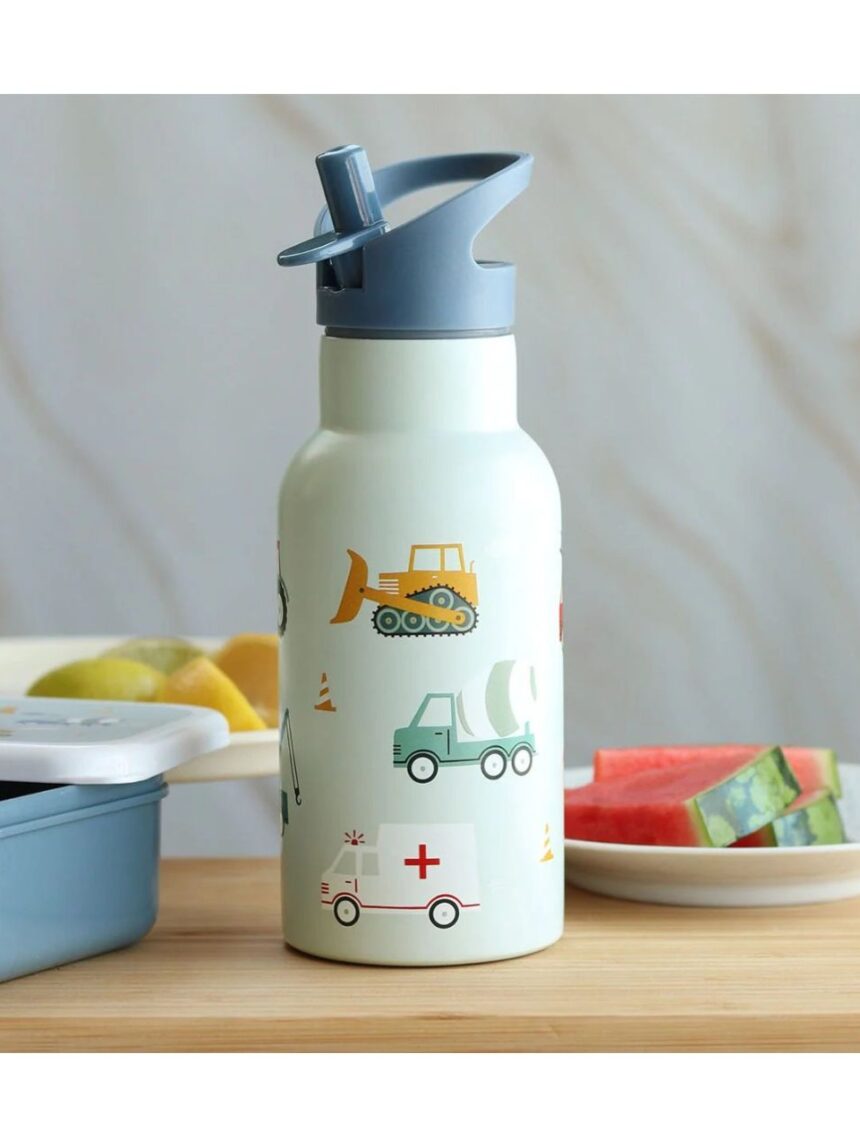 A little lovely company μπουκάλι θερμός με διπλό τοίχωμα από ανοξείδωτο ατσάλι 350ml vehicles dbssve67 - A LITTLE LOVELY COMP