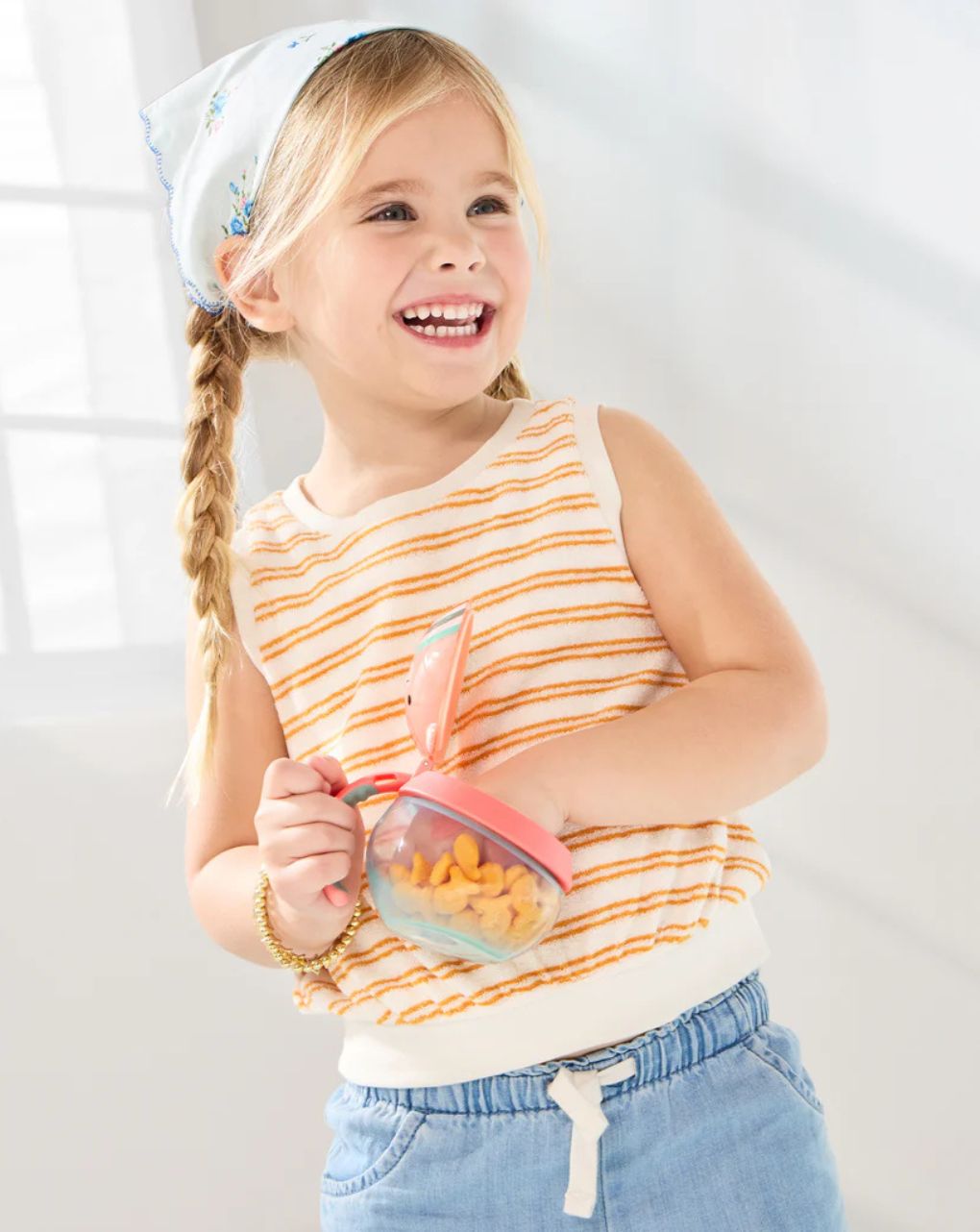 Skip hop zoo δοχείο για σνακ cat 222ml 9q337010 - SKIP HOP