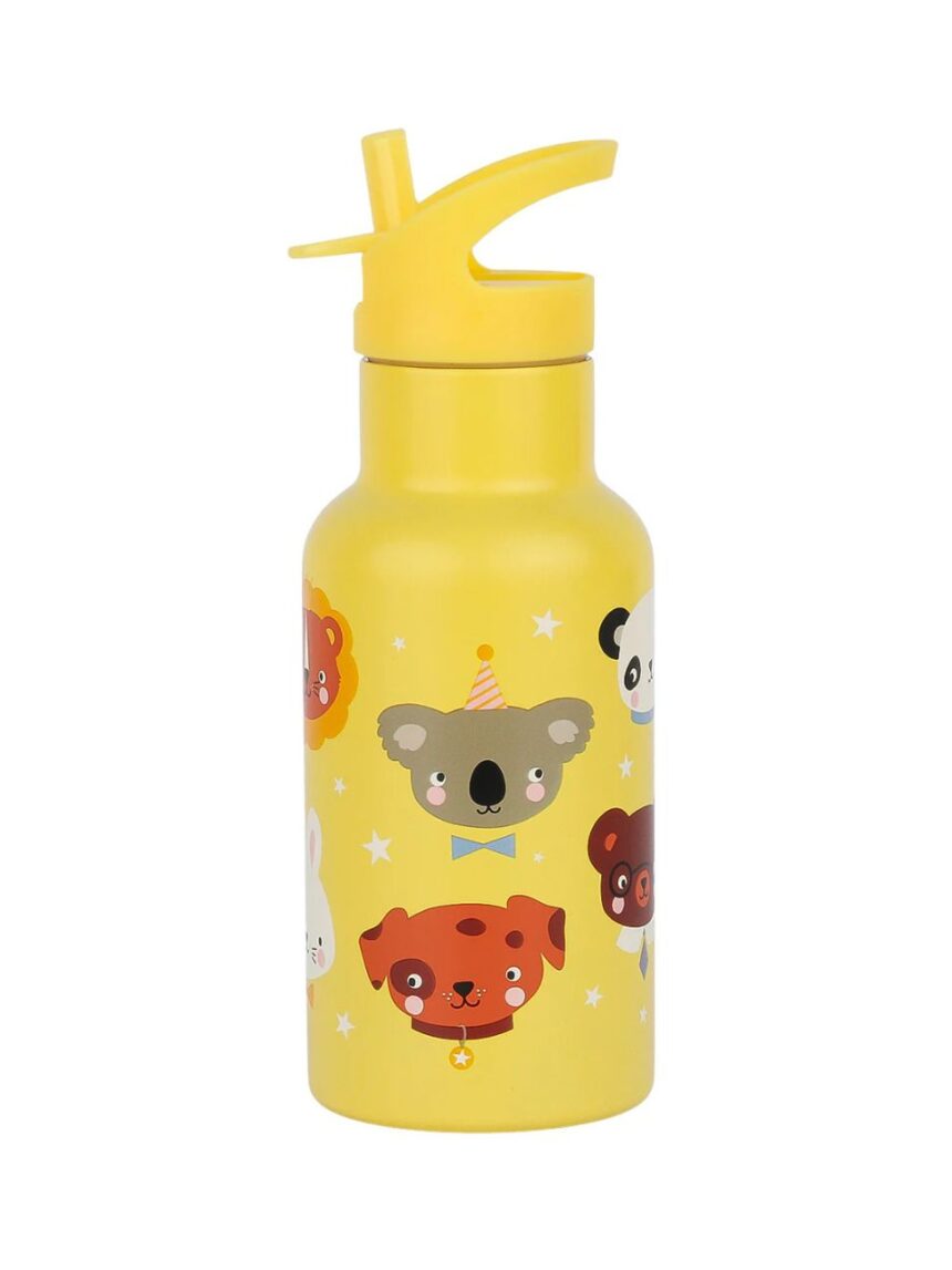 A little lovely company μπουκάλι θερμός με διπλό τοίχωμα από ανοξείδωτο ατσάλι 350ml animal friends dbssaf87 - A LITTLE LOVELY COMP