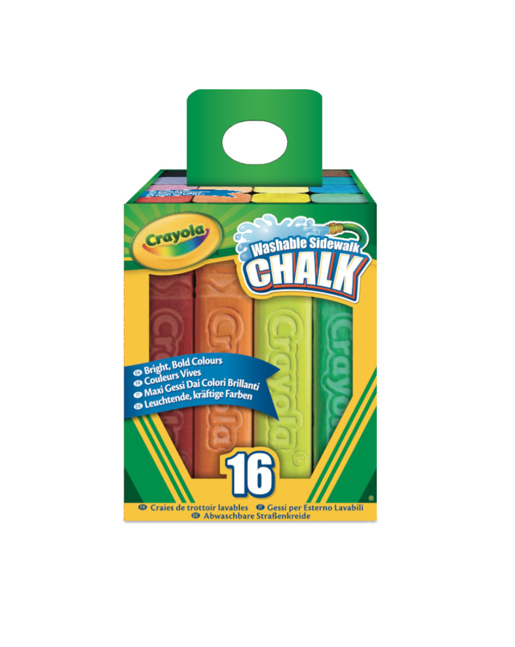 Crayola σετ κιμωλίες 16τμχ παιδικής ζωγραφικής sidewalk chalk - Crayola