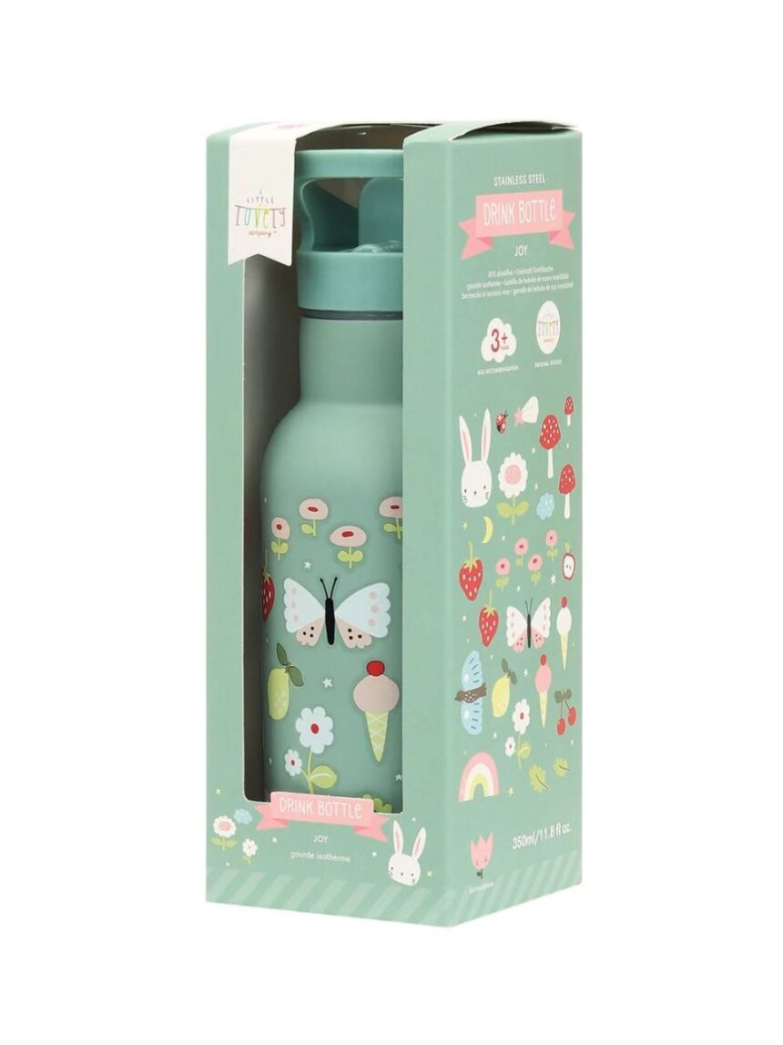 A little lovely company μπουκάλι θερμός με διπλό τοίχωμα από ανοξείδωτο ατσάλι 350ml joy dbssjo71 - A LITTLE LOVELY COMP