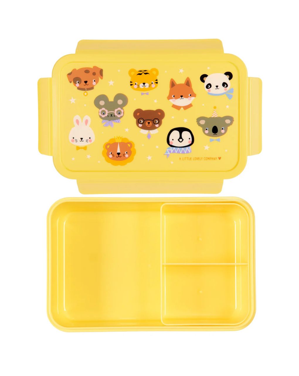 A little lovely company δοχείο φαγητού bento με χωρίσματα 1200ml animal friends bbafye77 - A LITTLE LOVELY COMP
