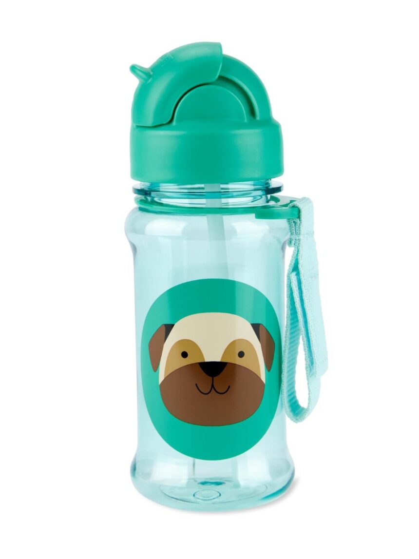 Skip hop zοο tritan renew παγούρι με καλαμάκι 355ml pug 9q777410 - SKIP HOP