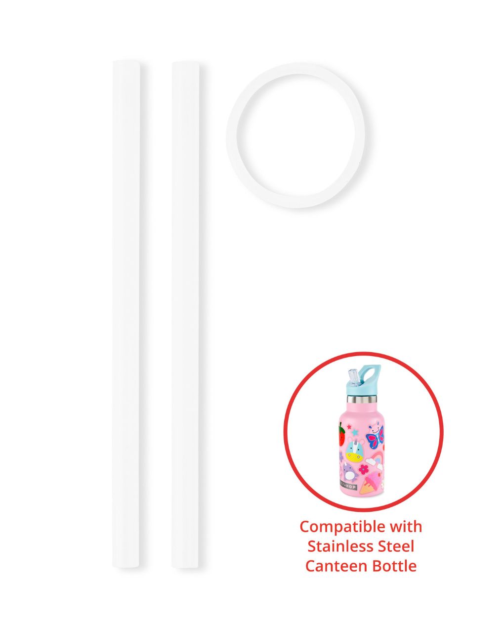 Skip hop σετ 2 ανταλλακτικά καλαμάκια για ανοξείδωτο παγουρίνο 9r126910 - SKIP HOP