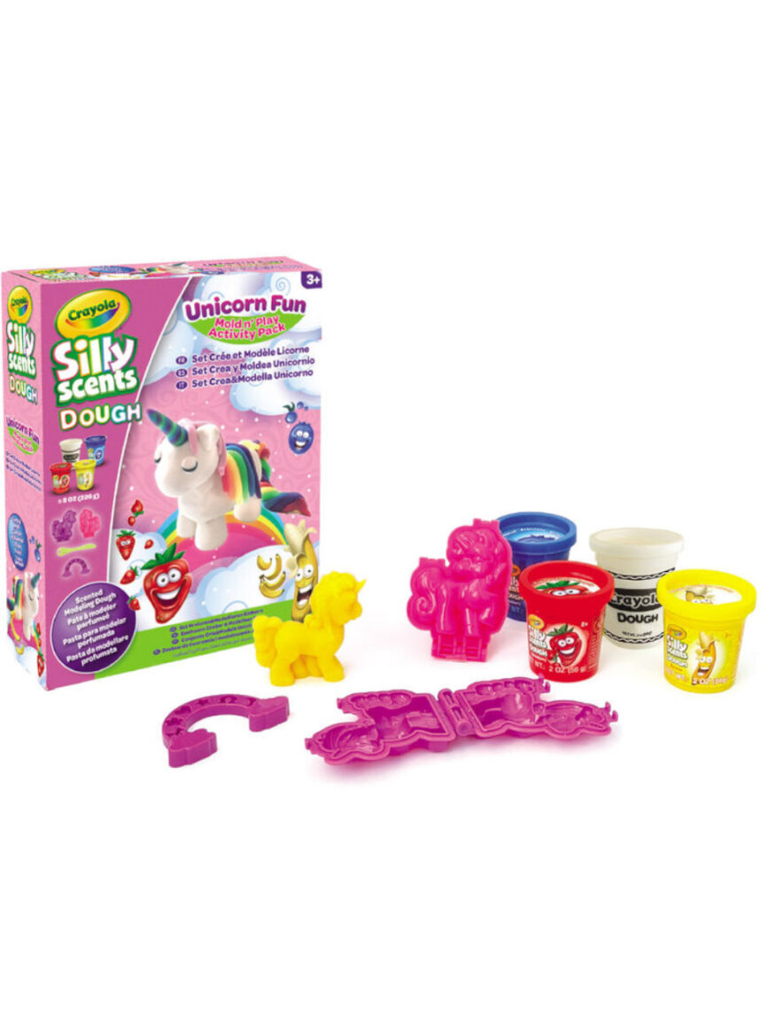 Crayola σετ μοντελοποίησης dough silly scents unicorn medium a1-2203 - Crayola