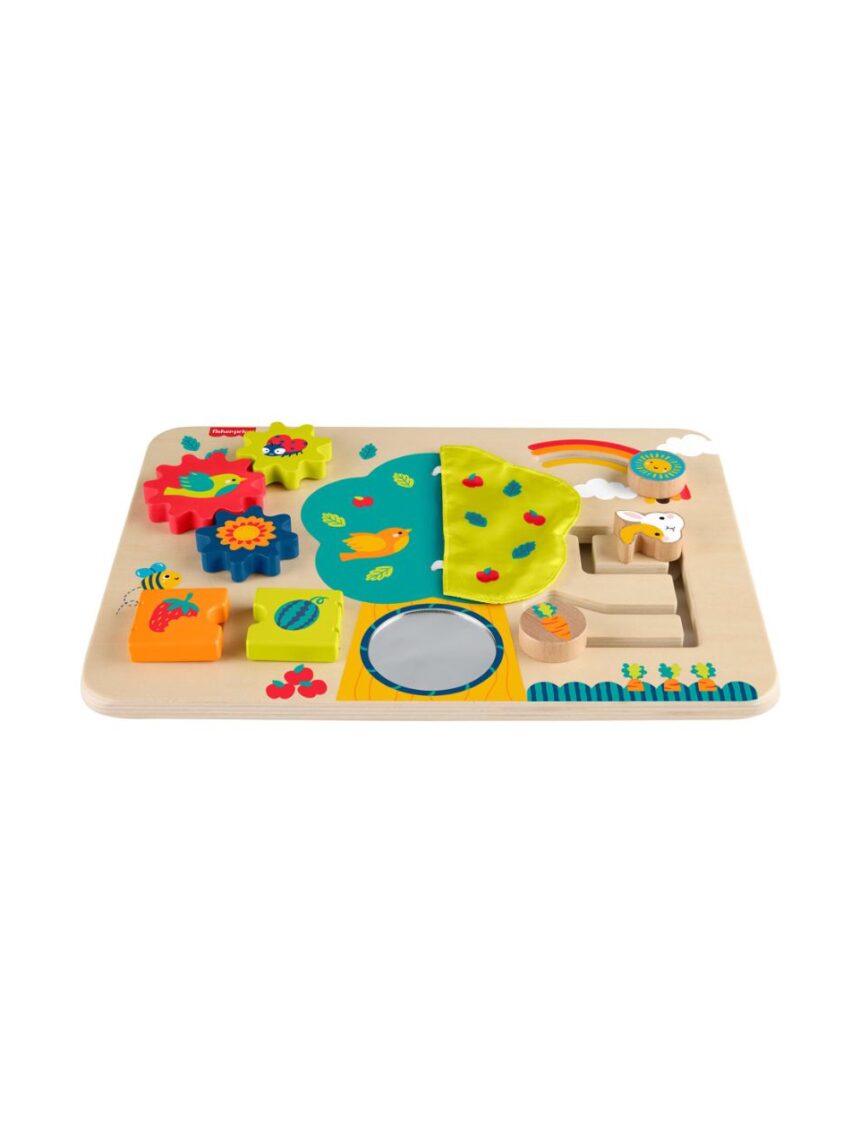 Mattel fisher-price ξύλινος σταθμός δραστηριοτήτων 6m+ jdm53 - Fisher-Price