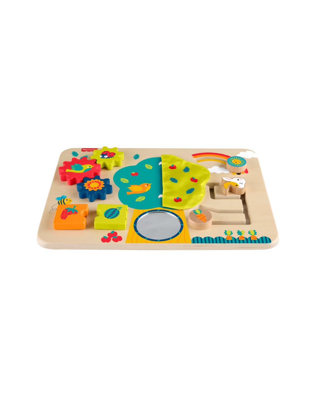 Mattel fisher-price ξύλινος σταθμός δραστηριοτήτων 6m+ jdm53 - Fisher-Price