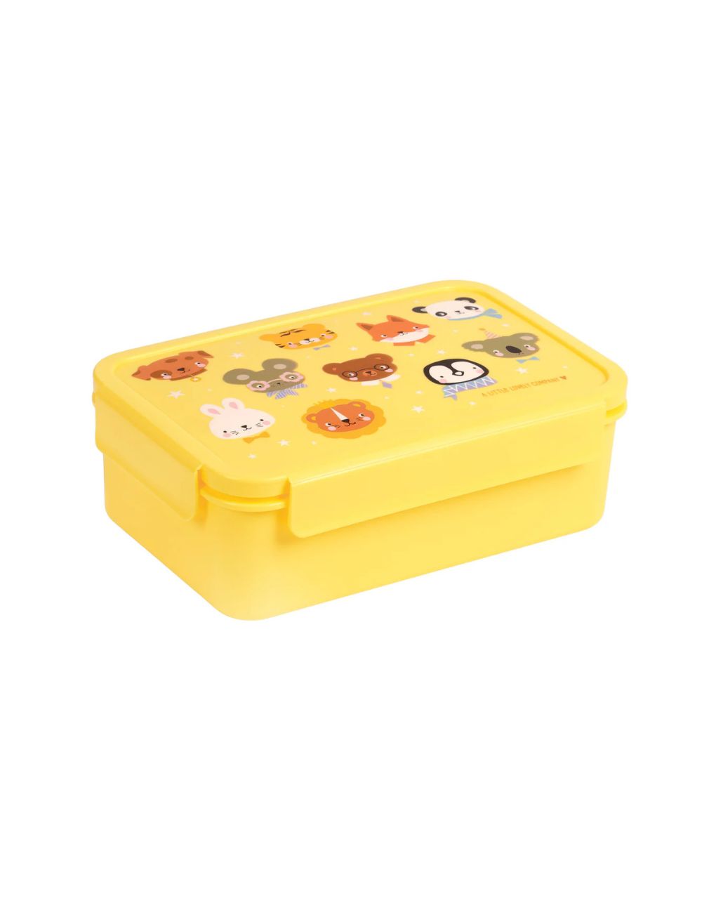 A little lovely company δοχείο φαγητού bento με χωρίσματα 1200ml animal friends bbafye77 - A LITTLE LOVELY COMP