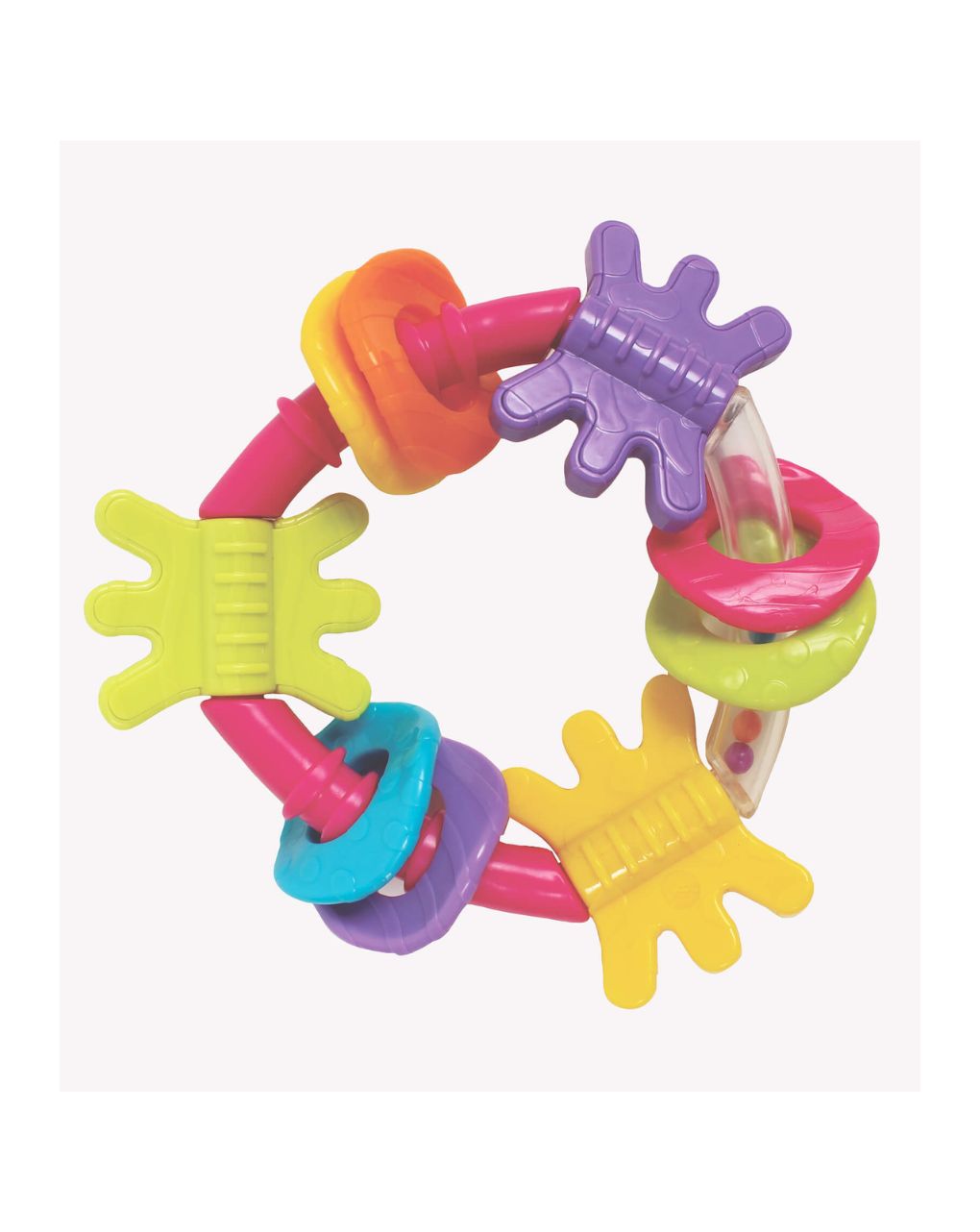 Playgro triangle teether κουδουνίστρα οδοντοφυίας για κορίτσια 3m+ - Playgro