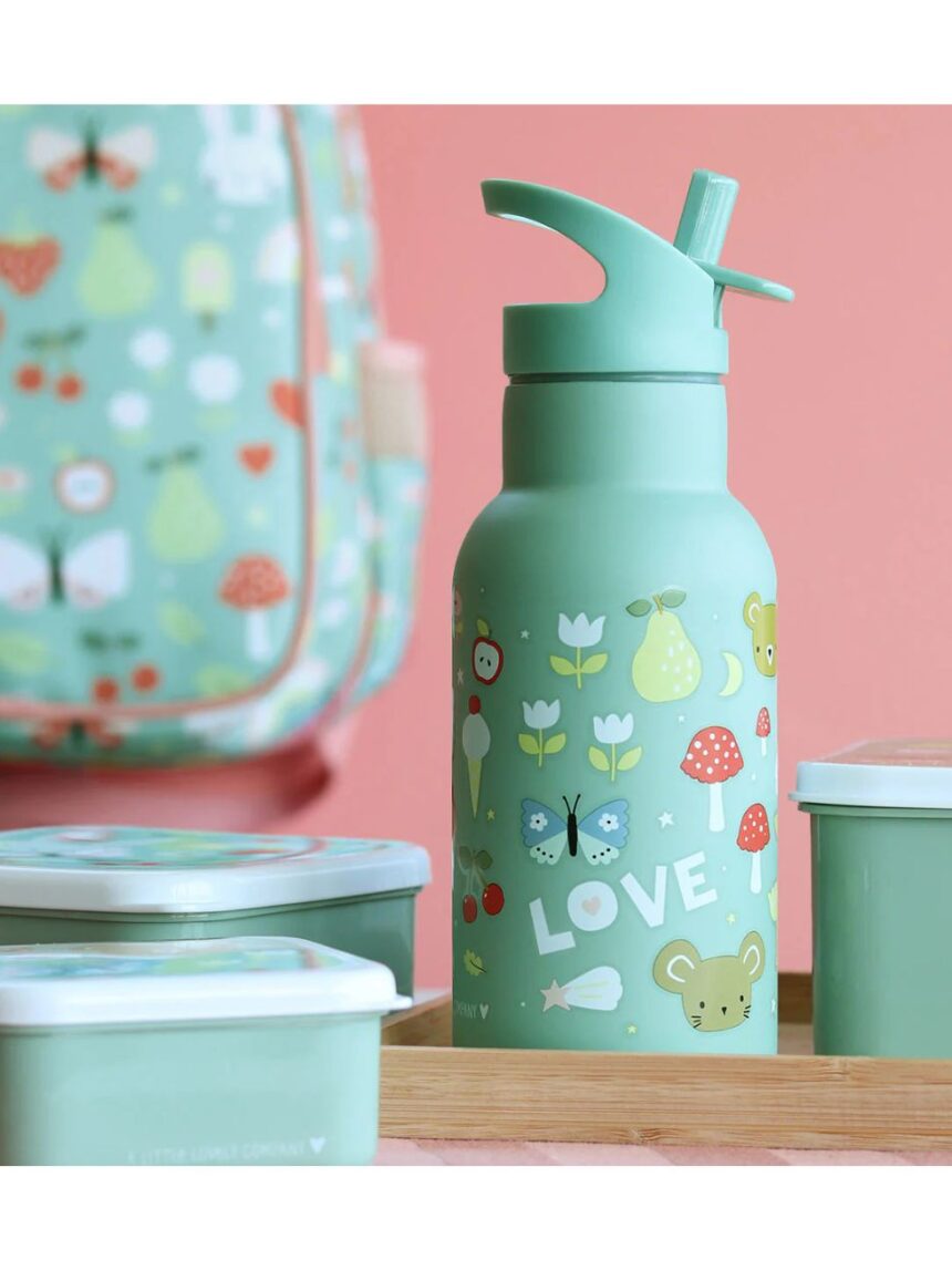 A little lovely company μπουκάλι θερμός με διπλό τοίχωμα από ανοξείδωτο ατσάλι 350ml joy dbssjo71 - A LITTLE LOVELY COMP