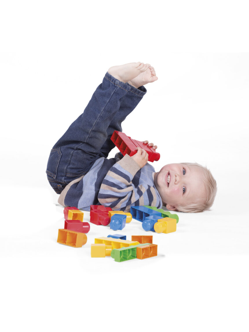 Baby smile σετ 76 μαλακά τουβλάκια για κατασκευή - Baby Smile