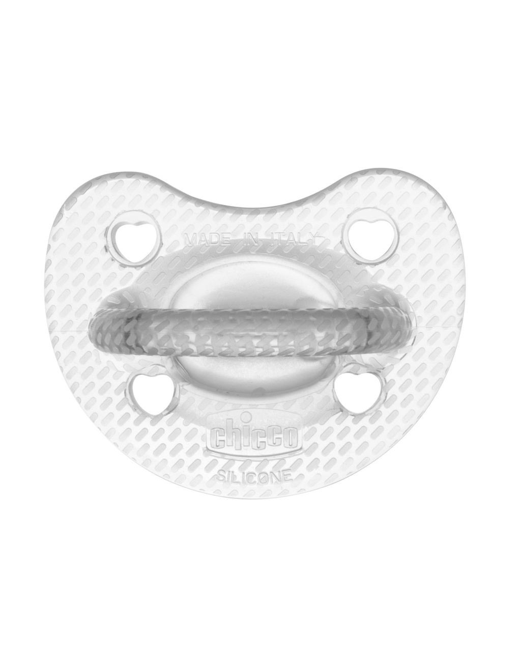 Chicco ορθοδοντικές πιπίλες σιλικόνης 2τμχ crystal 6-16m - Chicco