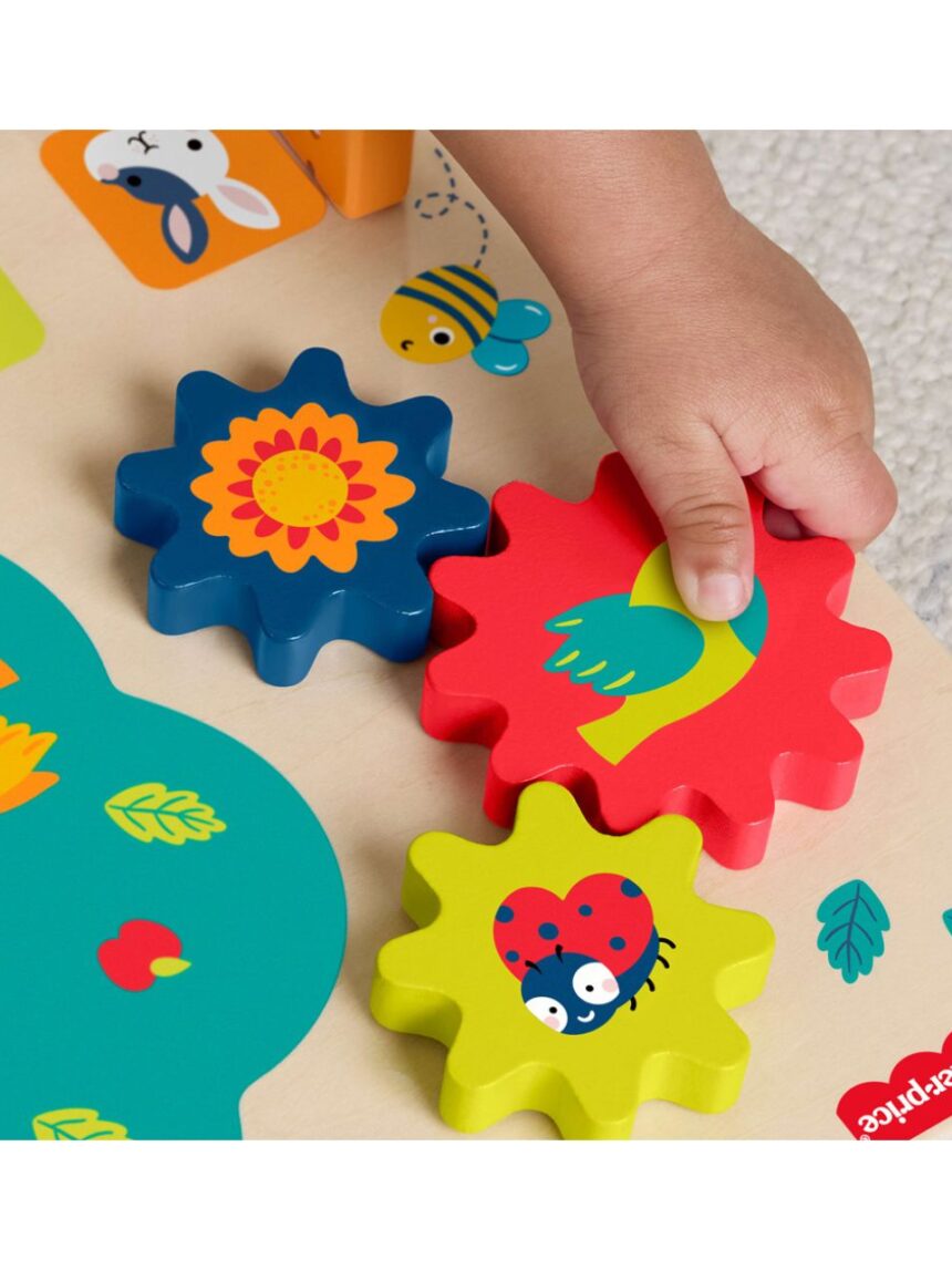 Mattel fisher-price ξύλινος σταθμός δραστηριοτήτων 6m+ jdm53 - Fisher-Price