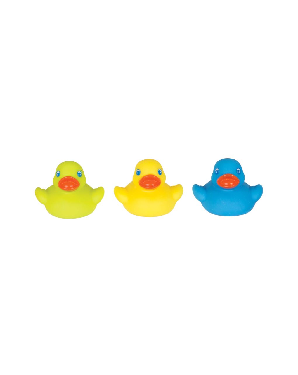 Playgro bright baby duckies 6m+ πολύχρωμα παπάκια μπάνιου 3τμχ 0188411 - Playgro