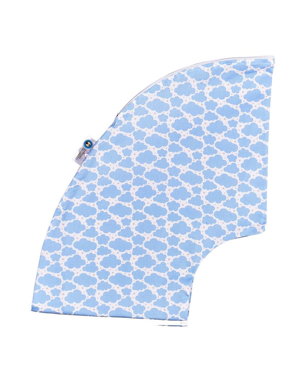 ο κόσμος του μωρού βαμβακερή θήκη μαξιλαριού θηλασμού "clouds" σιελ 90192 - O KOSMOS TOU MOROU