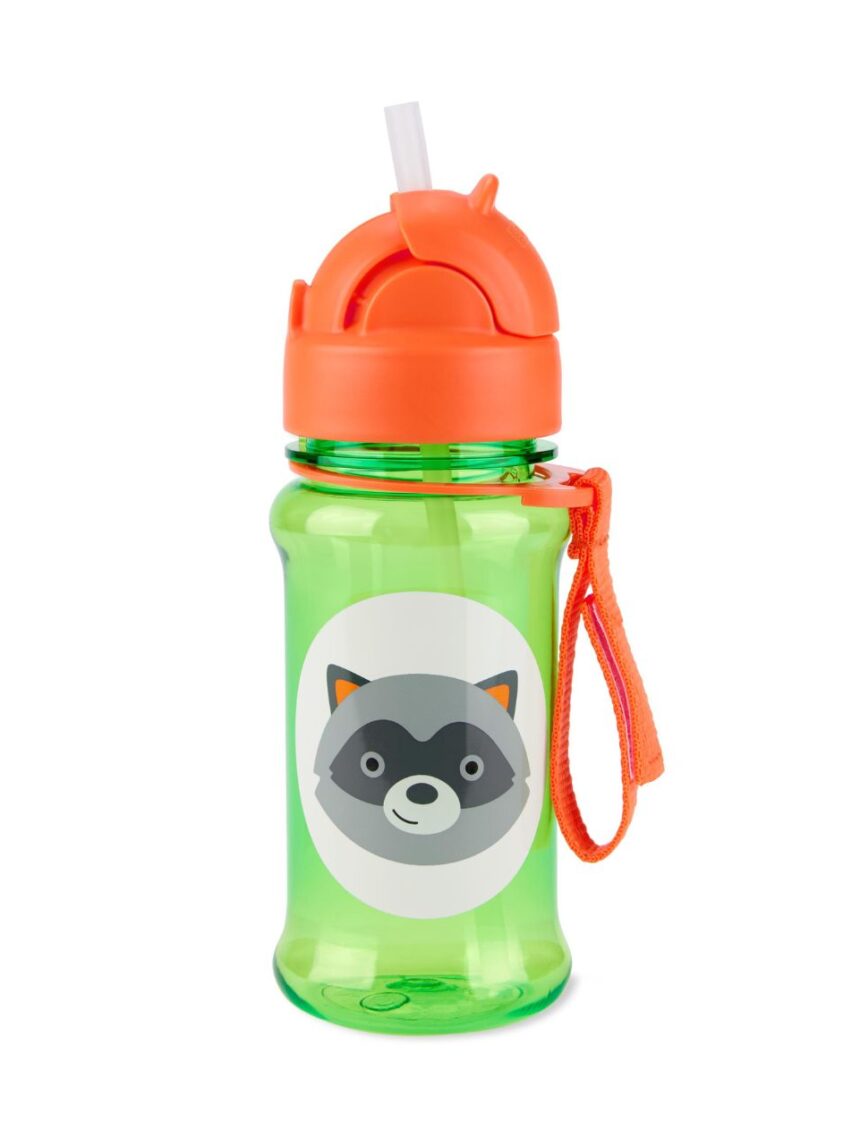 Skip hop zοο tritan renew παγούρι με καλαμάκι 355ml raccoon 9r407310 - SKIP HOP