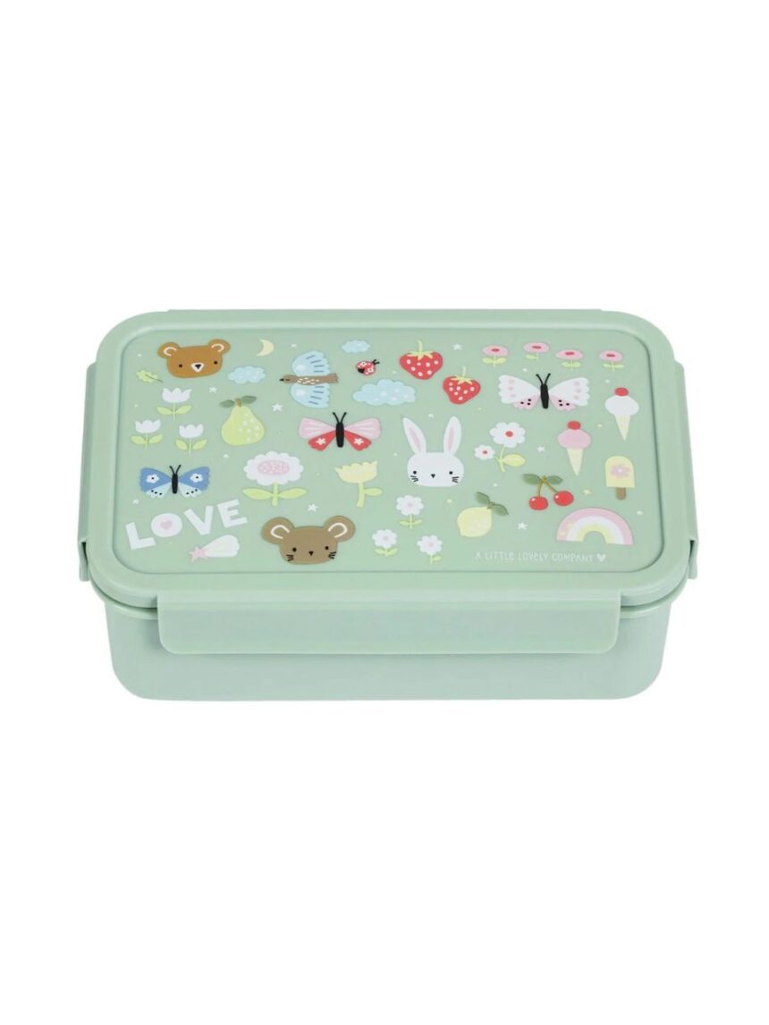 A little lovely company δοχείο φαγητού bento με χωρίσματα 1200ml joy sbjomu57 - A LITTLE LOVELY COMP