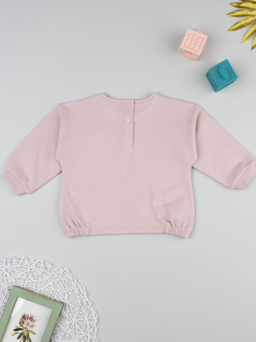 βρεφική μπλούζα φούτερ ροζ best friend για κορίτσι - Prénatal