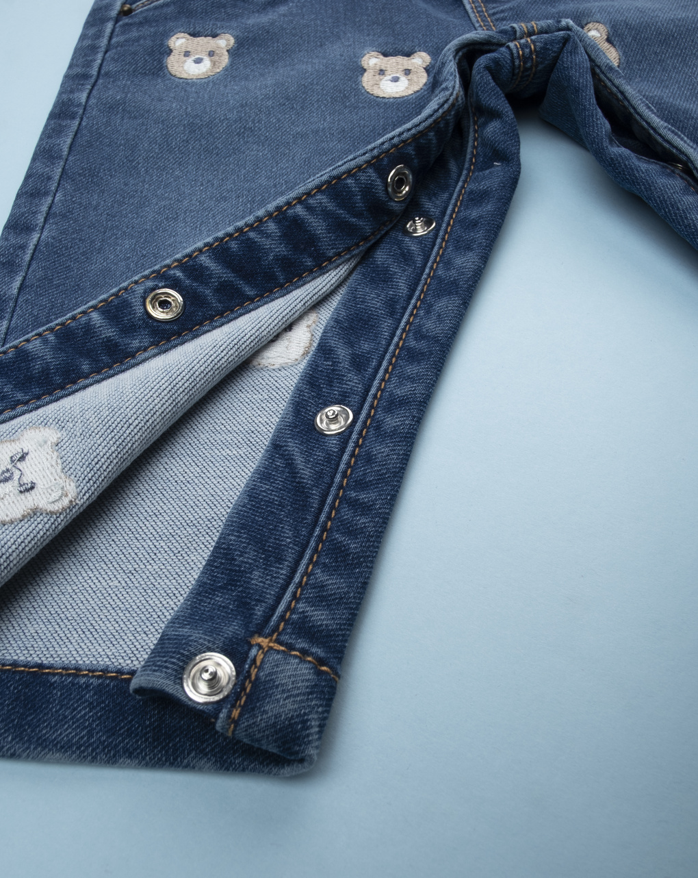 βρεφικό τζιν παντελόνι με αρκουδάκια για αγόρι - Prénatal