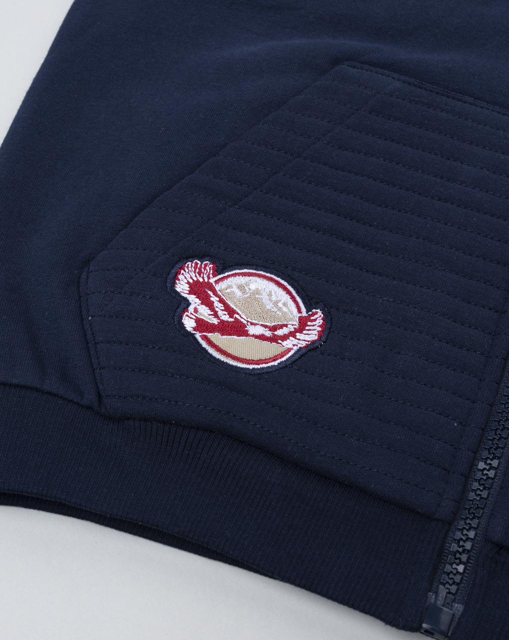 παιδική ζακέτα φούτερ μπλε mountain για αγόρι - Prénatal