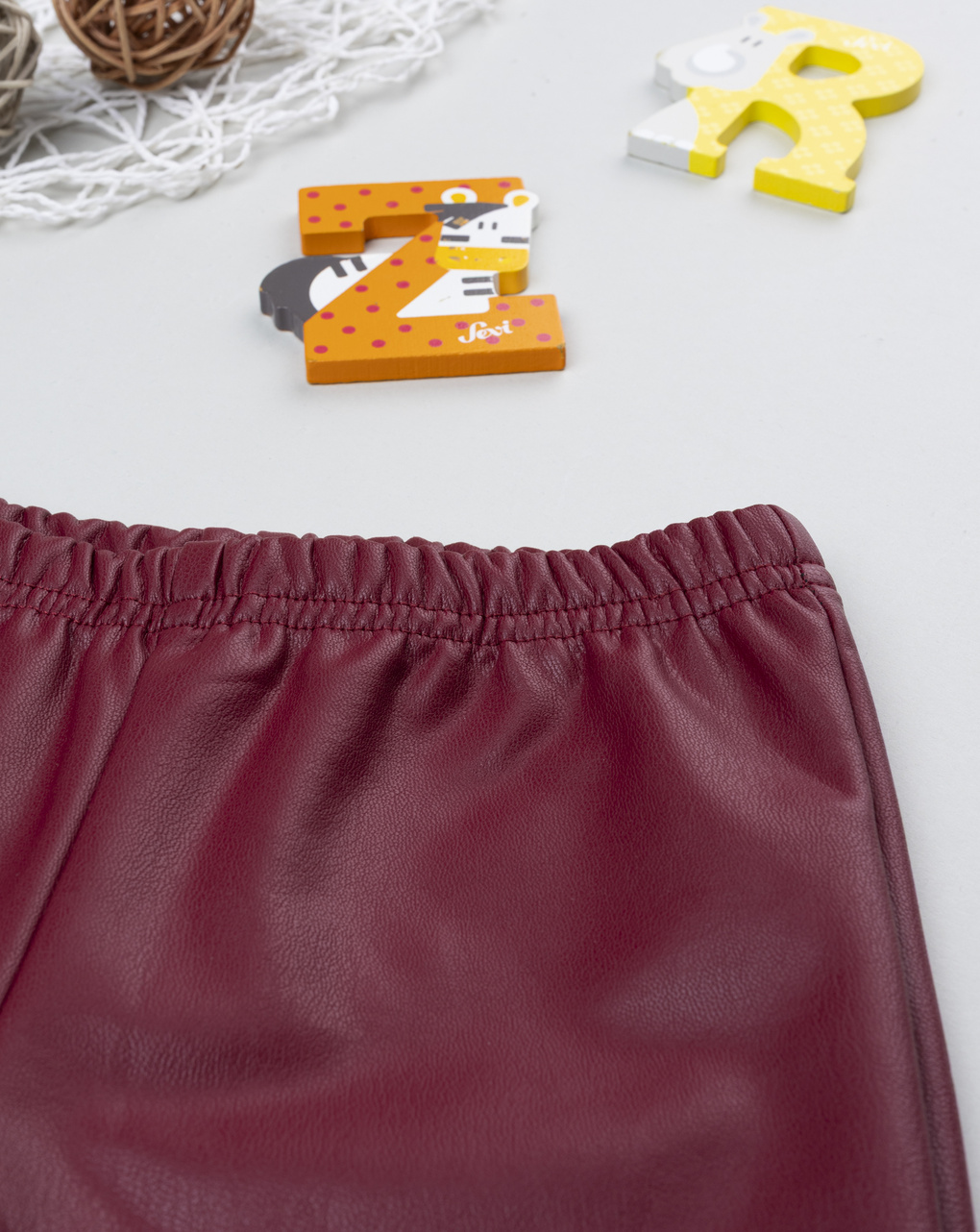 βρεφικό κολάν μπορντώ από δερματίνη για κορίτσι - Prénatal