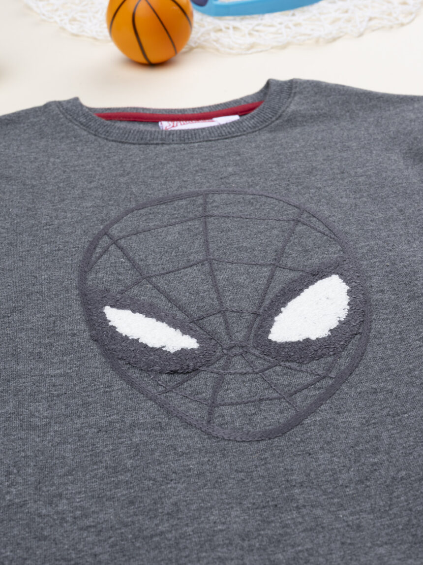 παιδική μπλούζα φούτερ γκρι spiderman για αγόρι - Prénatal