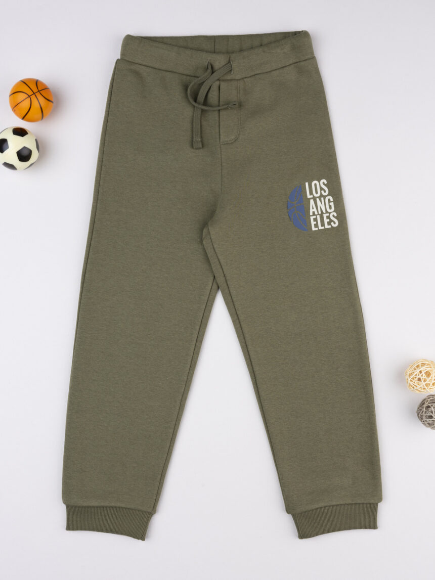 παιδικό παντελόνι φόρμας χακί los angeles για αγόρι - Prénatal