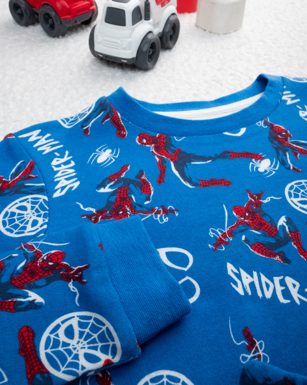 παιδική πιτζάμα μπλε spiderman για αγόρι - Prénatal