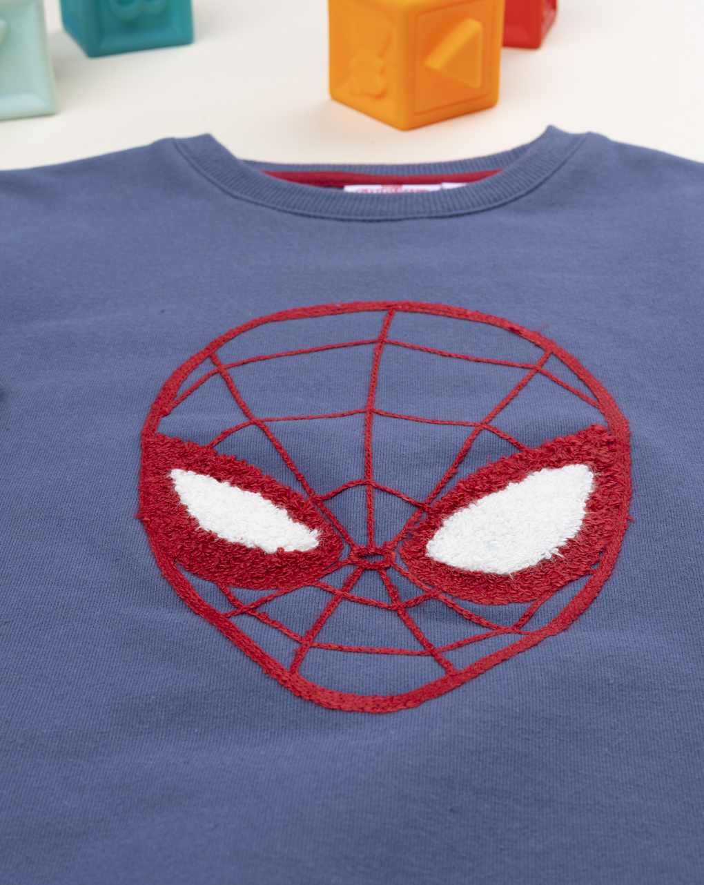 παιδική μπλούζα φούτερ μπλε spiderman για αγόρι - Prénatal