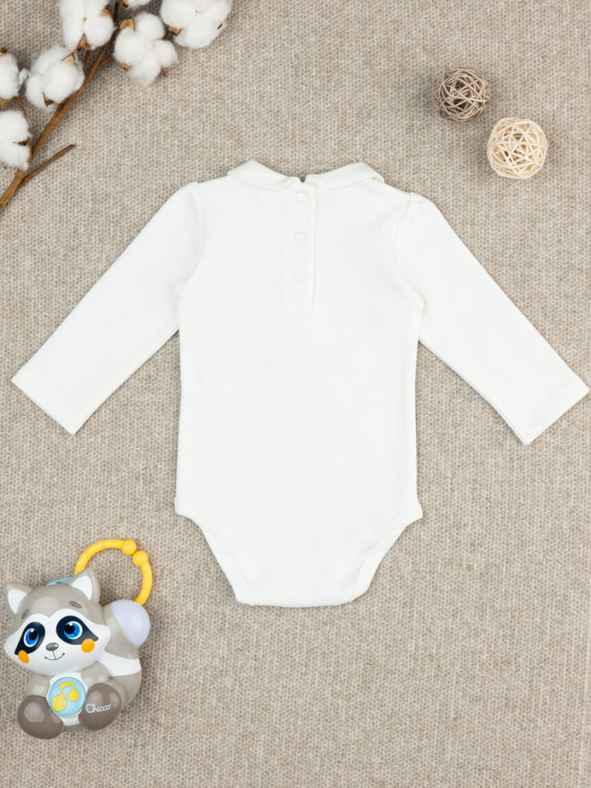 βρεφικό κορμάκι λευκό cute friends για κορίτσι - Prénatal