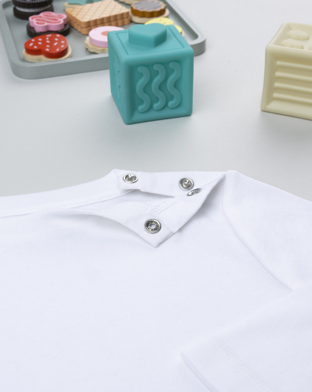 βρεφική μπλούζα λευκή για αγόρι - Prénatal