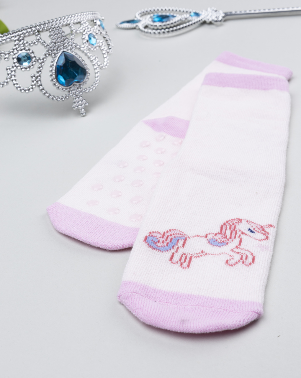 παιδικές αντιολισθητικές κάλτσες με μονόκερο για κορίτσι - Prénatal