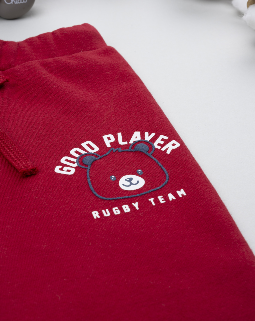 βρεφικό παντελόνι φόρμας κόκκινο good player για αγόρι - Prénatal