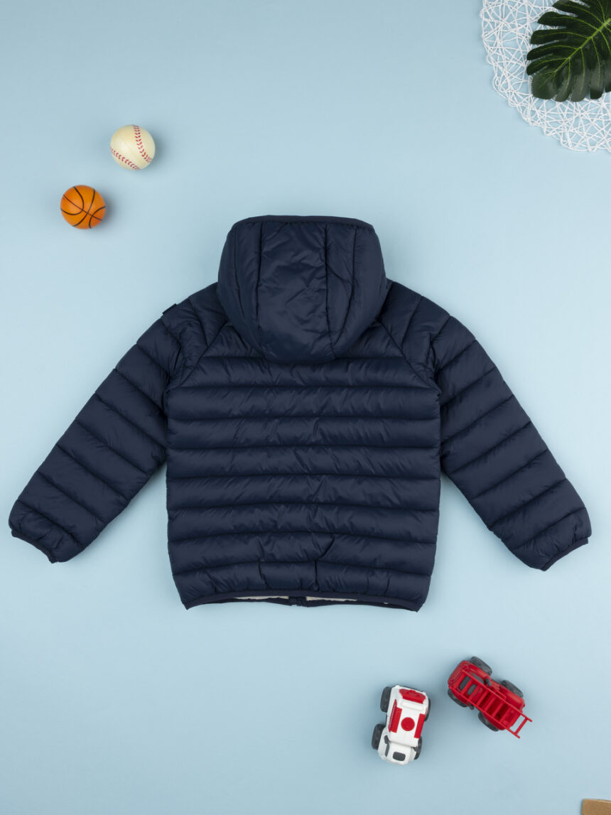 παιδικό μπουφάν puffer μπλε για αγόρι - Prénatal