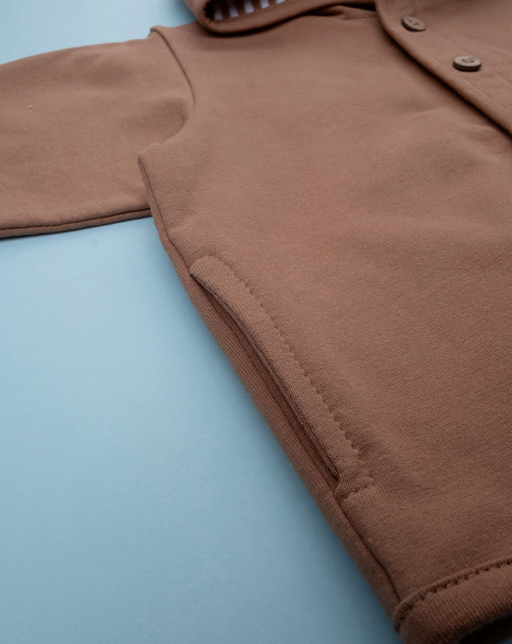 βρεφική ζακέτα καφέ happiness mood για αγόρι - Prénatal