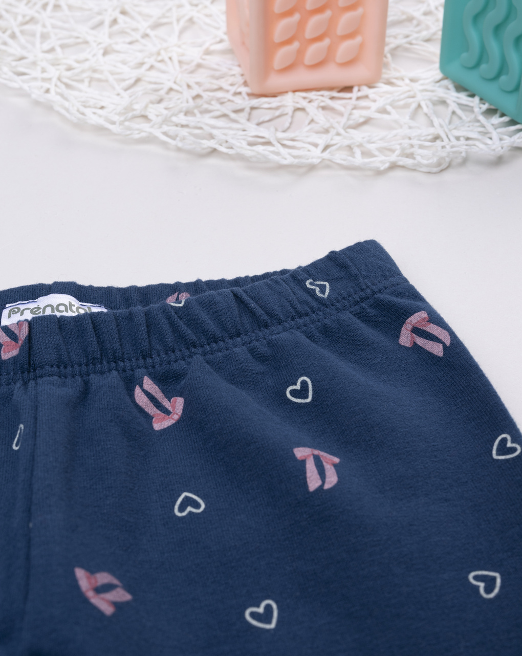 βρεφικό κολάν μπλε με φιογκάκια για κορίτσι - Prénatal