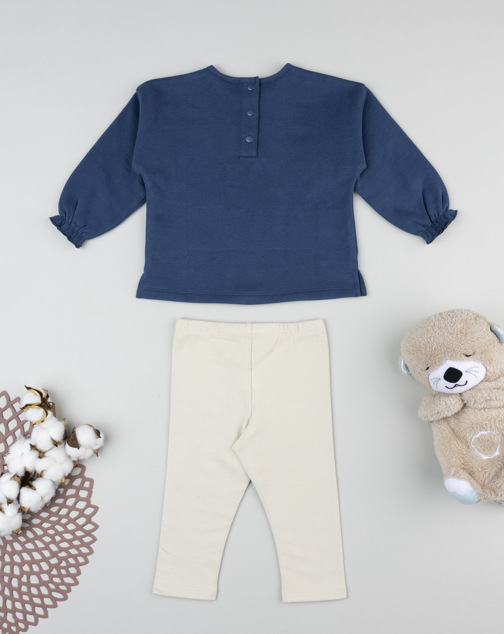 βρεφικό σετ μπλούζα φούτερ και κολάν dog για κορίτσι - Prénatal