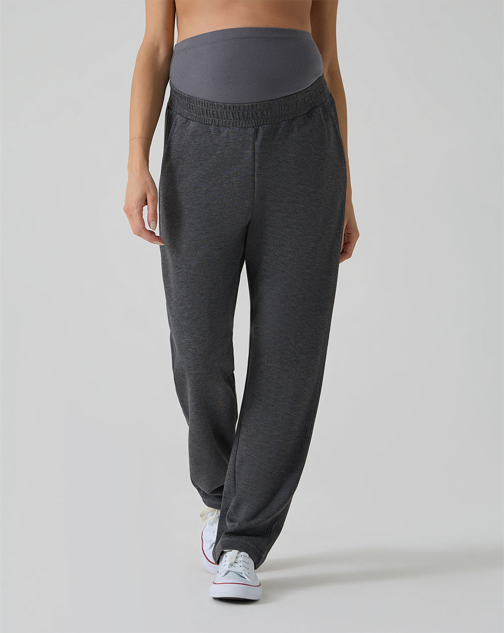 γυναικείο παντελόνι φούτερ εγκυμοσύνης γκρι - Prénatal