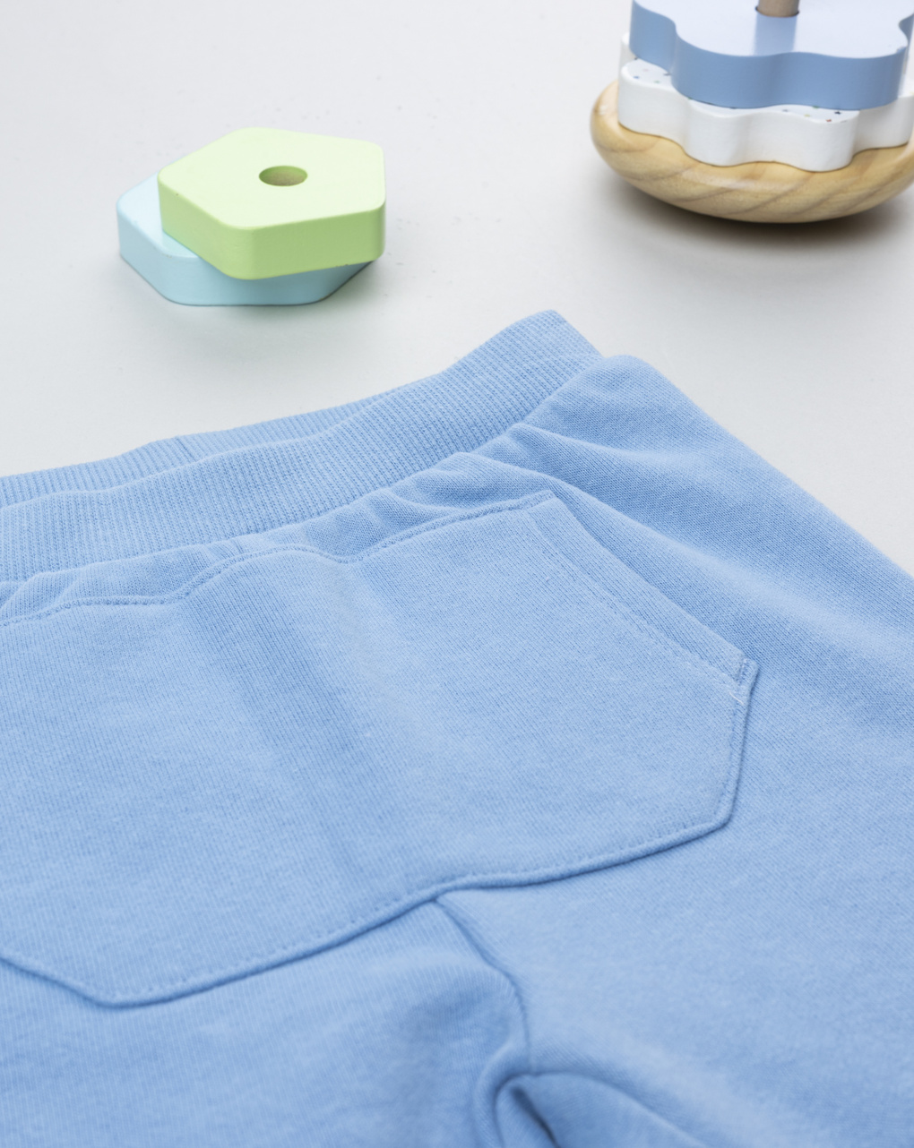 βρεφικό παντελόνι φόρμας γαλάζιο little friends για αγόρι - Prénatal