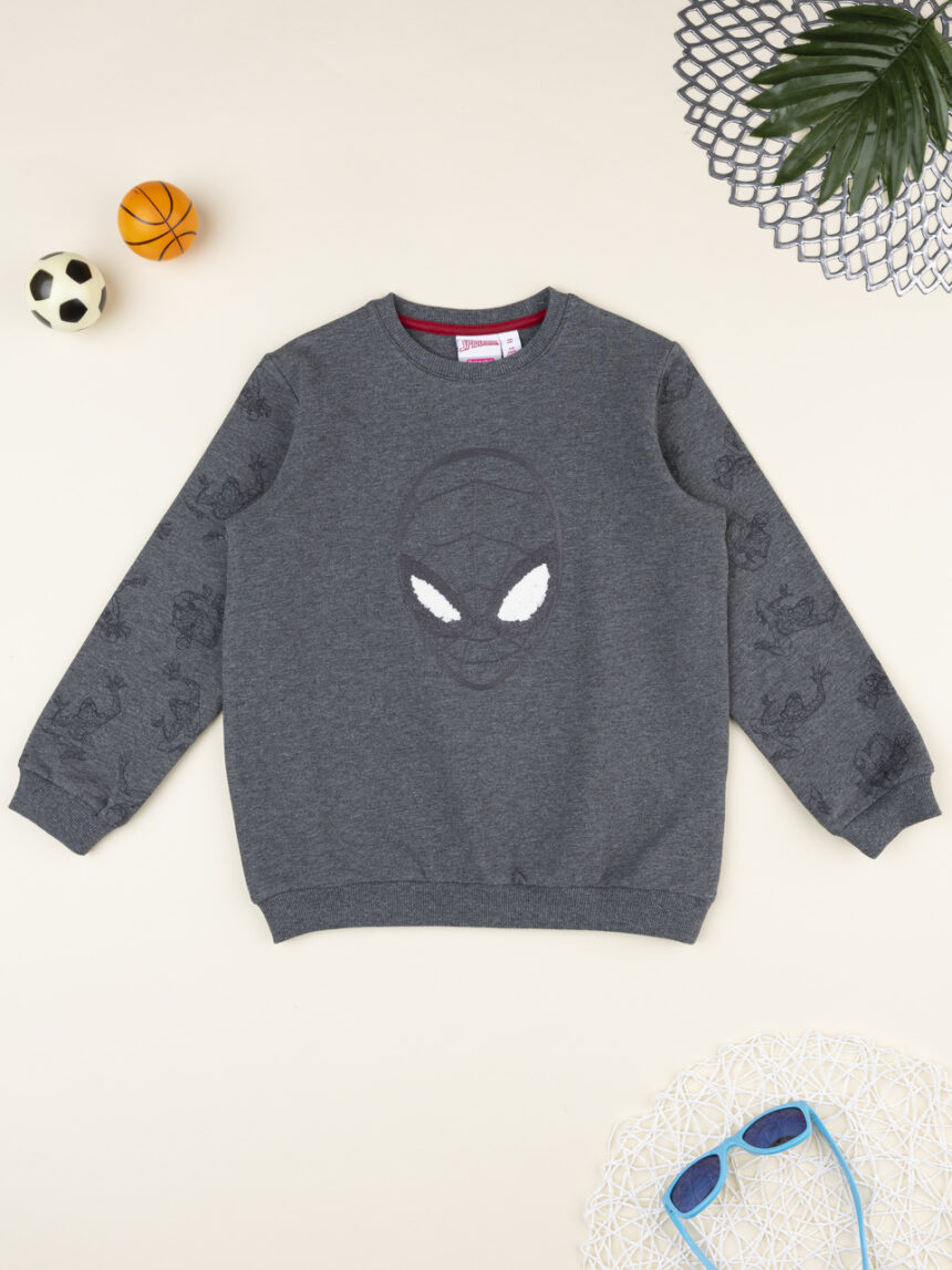 παιδική μπλούζα φούτερ γκρι spiderman για αγόρι - Prénatal