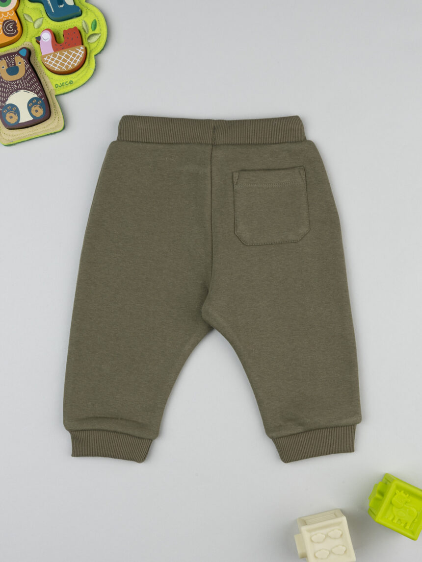 βρεφικό παντελόνι φόρμας χακί για αγόρι - Prénatal
